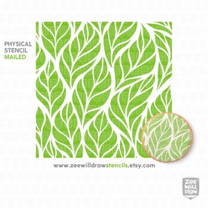 Leaves stencil for cookies, cakes and crafting