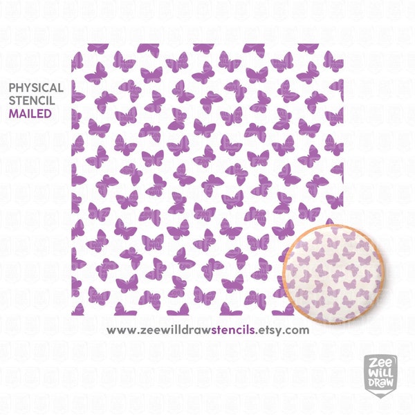 Small Butterfly Stencil Etsy