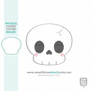 Skull cookie cutter