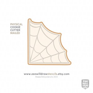 Spider web cookie cutter