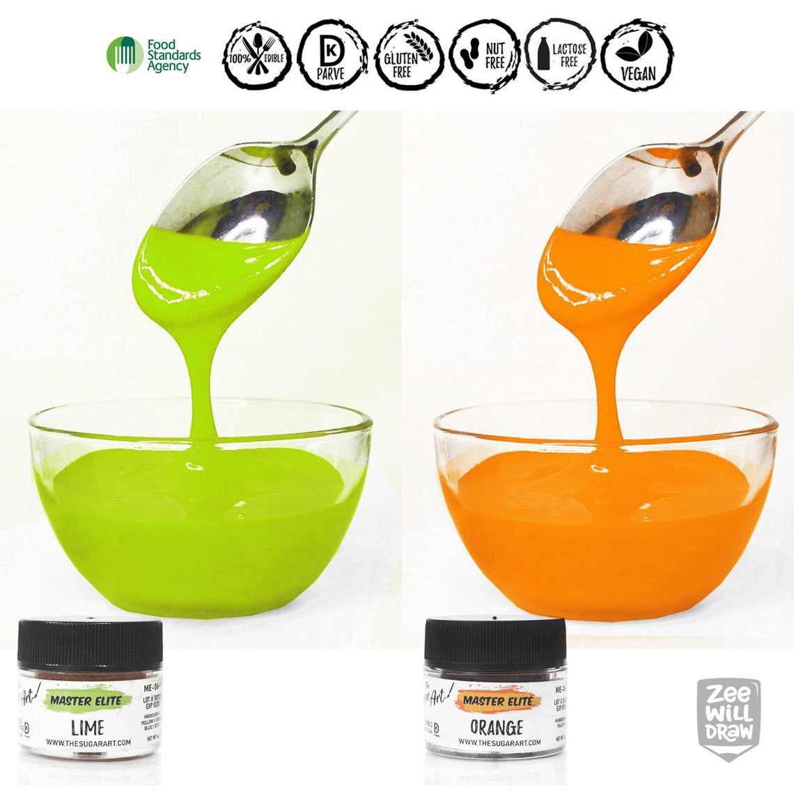 The Sugar Art MASTER ELITE colours | Etsy