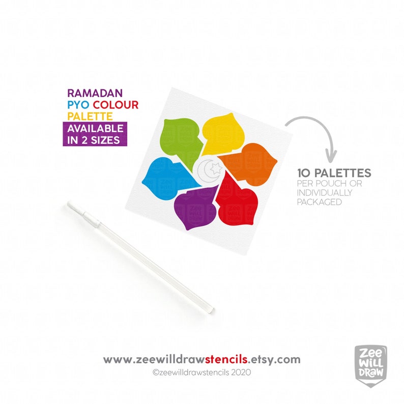 Ramadan Edible PYO Paint Your Own palettes image 1