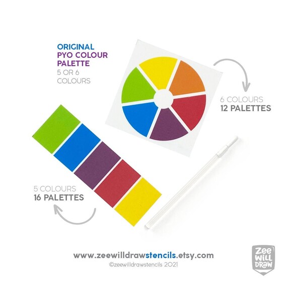 Original Edible PYO paint Your Own Icing Palettes Etsy UK