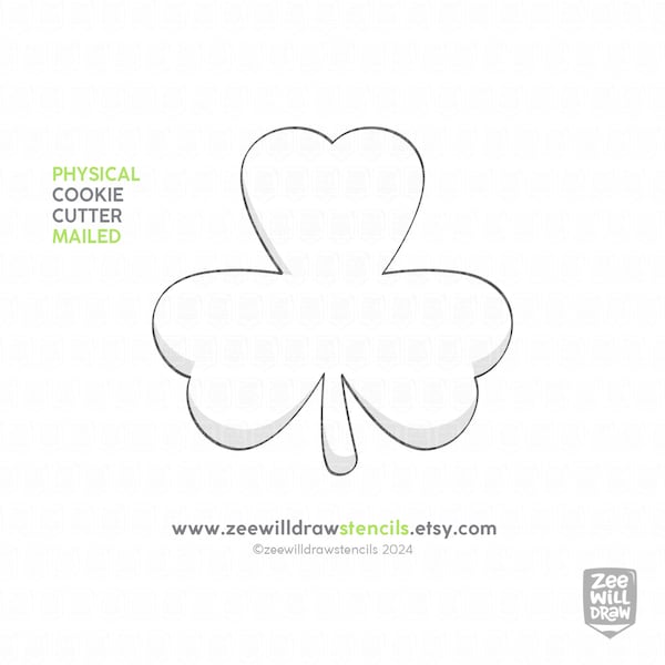 Shamrock cookie cutter - 001