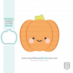 Chubby pumpkin cookie cutter - 016