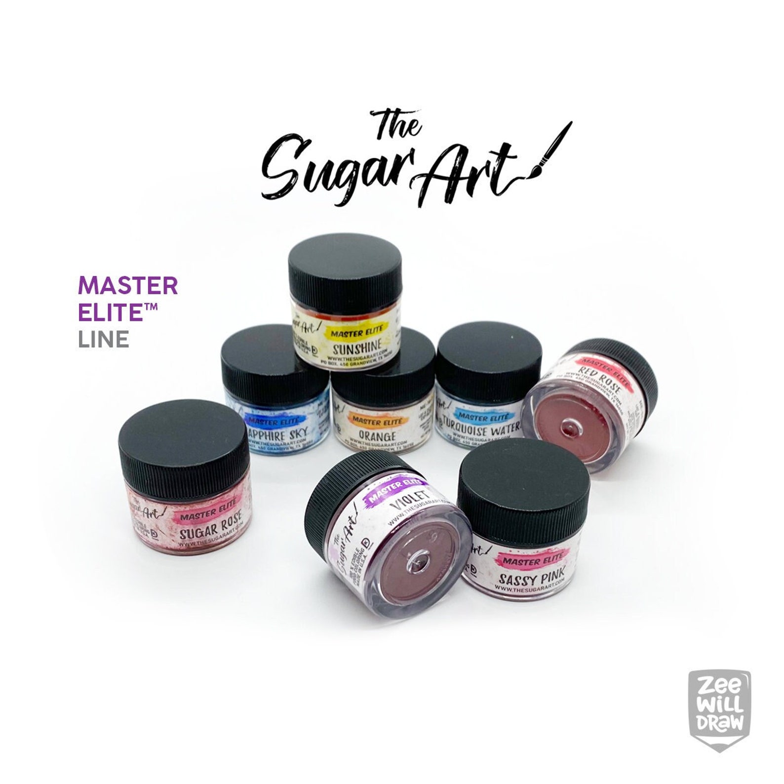 The Sugar Art MASTER ELITE colours Etsy