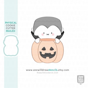 Pumpkin Dracula cookie cutter