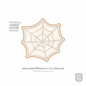 Spider web cookie cutter