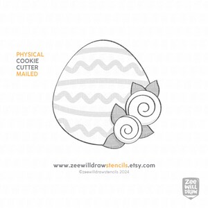 Easter egg cookie cutter - 001