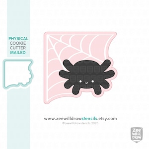 Web and spider cookie cutter