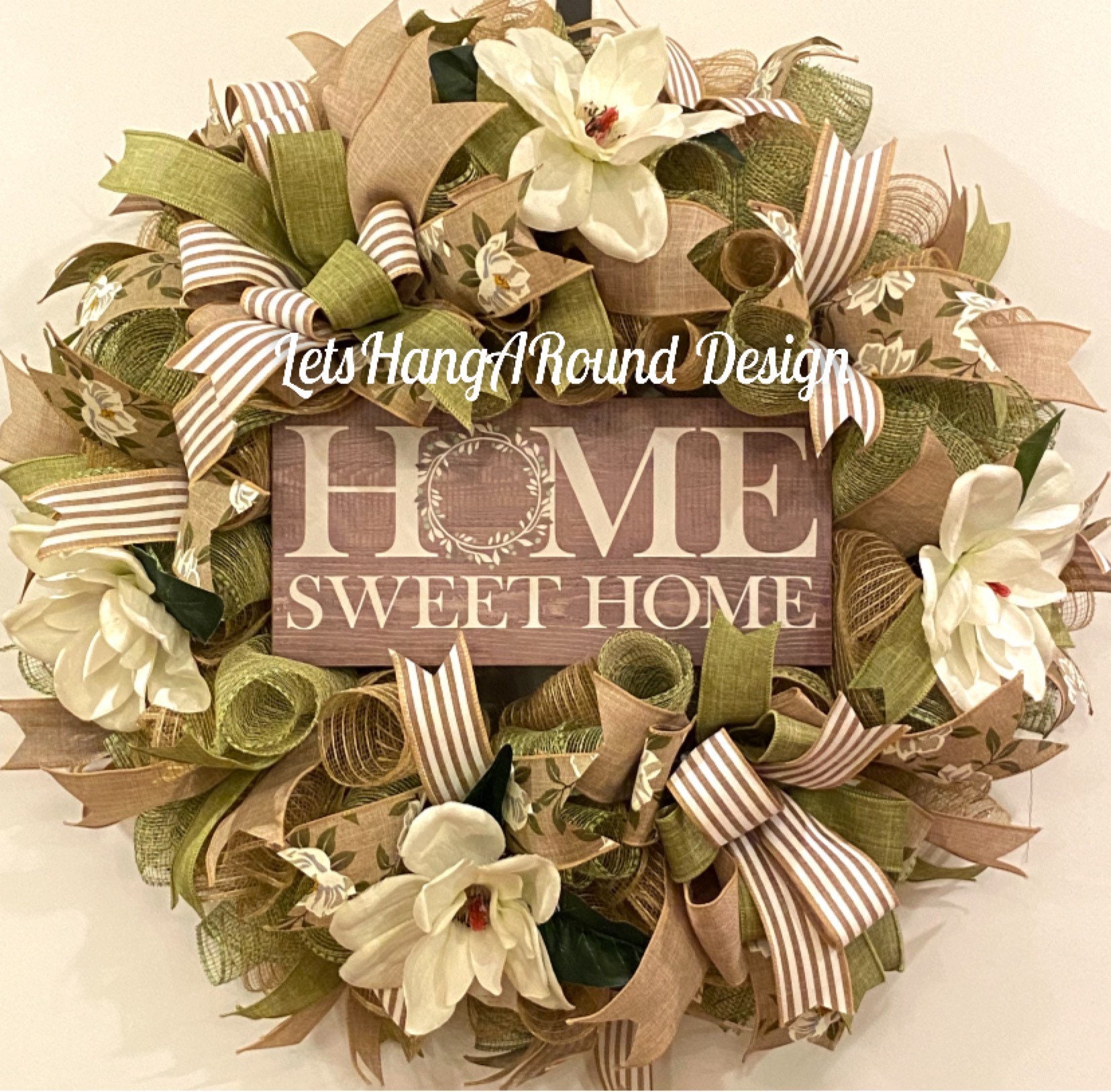 Magnolia Wreath, Summer Wreath, Everyday Wreath, Magnolia Wreaths, Mother’s Day Gift, Magnolia Front Door Wreath, Magnolia Farmhouse Wreath
