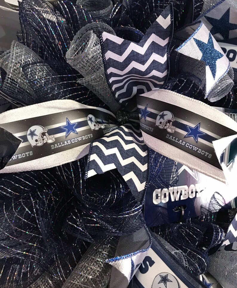 Cowboys/Eagles House Divided Wreath NFL House Divided Wreath Etsy