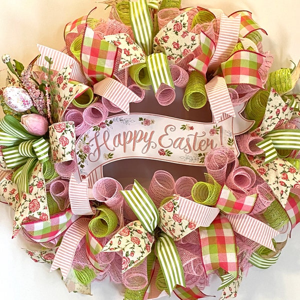 Easter Wreath, Easter Door Wreath, Spring Wreath, Easter Wreaths, Spring Easter Wreath, Easter Wreaths, Easter Wreath for front Door