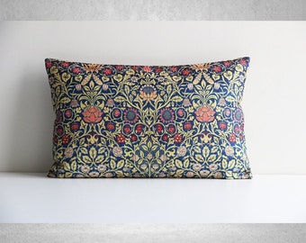 William Morris Floral Lumbar Pillow Cover - Art Nouveau Classic William Morris Pillow case 12"x20" / 50x30cm cushion cover, custom sizes