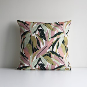 Tropical Banana Tree Throw Pillow Cover - Modern Abstract Decorative Cushion Cover, Tropical Decor Pillow Case 18x18 20x20 Pillow Cover