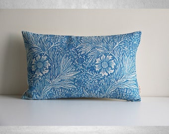 Marigold William Morris Lumbar Pillow Cover 16x24 12x20 50x30cm – Art Nouveau Cushion Cover