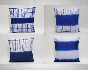 Tie dye throw pillow | Etsy Blue Tie Dye Cushion Pillowcase. 20x20