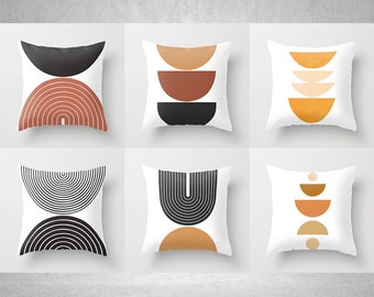 Geometric Pillow Etsy