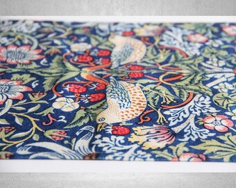 Yearn Jear William Morris Strawberry Thief Table Runner – 13x36 Inch Floral Botanical Print, Farmhouse Home Decor