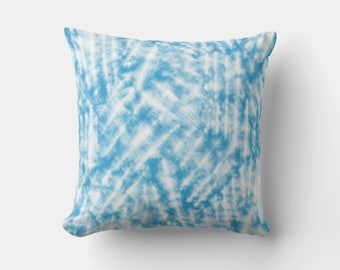 Abstract Blue Throw Pillow Cover – Modern Home Decor Cushion Cover