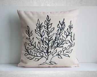Henri Matisse Tree art Decorative Throw Pillow cover, Geometric Cotton Linen Decor Pillow case 18x18 20x20 cushion cover, Lumbar Pillow Gift