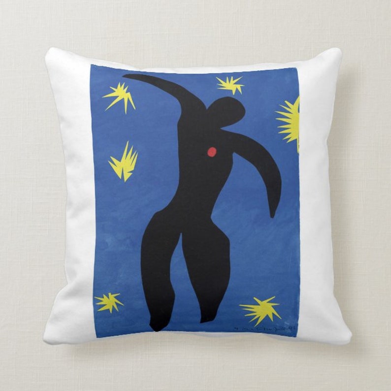 Henri Matisse Art Throw Pillow Covers Matisse Cutouts Etsy