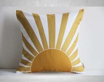 sun throw pillow