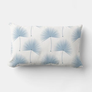 Palm Tree Leaves Throw Pillow Cover - Beach Style Decorative Cushion Cover, Tropical Decor Pillow Case 20x12 50x30cm Lumbar Pillow Cover