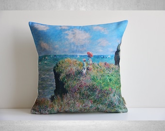 クロード・モネの絵画 クッションカバー - モネアート