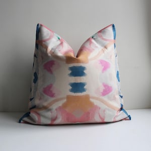 Pink Blue Abstract Pillow Cover - Abstract Cushion Cover, Art Decor 18x18 20x20 45x45cm Abstract Pillow Case for Indoor Home Decor Gift