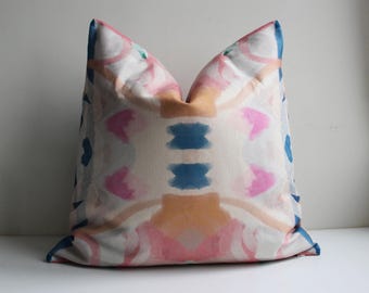 Pink Blue Abstract Pillow Cover - Abstract Cushion Cover, Art Decor 18x18 20x20 45x45cm Abstract Pillow Case for Indoor Home Decor Gift