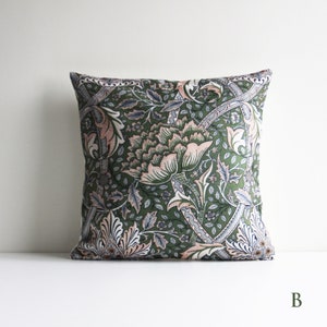 William Morris Pattern Throw Pillow Cover Morris Art Cushion Cover, Classic 18x18 45x45cm 20x20 Decorative Pillow Case gifts B