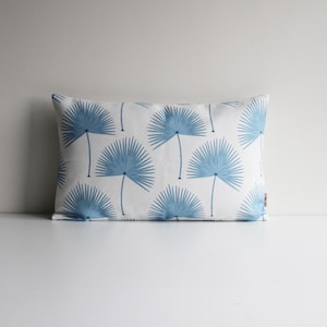 Palm Tree Leaves Throw Pillow Cover - Beach Style Decorative Cushion Cover, Tropical Decor Pillow Case 20x12 50x30cm Lumbar Pillow Cover