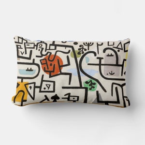 Abstract Art Throw Pillow Cover 20"x12" - Decorative Cushion Cover for Home Decor 20x12 inches/ 30x50cm Lumbar pillow cover