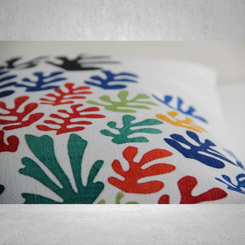 Henri Matisse art Decorative Throws Pillow covers Cotton Etsy