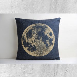 Moon Pillow Decor Cushion Cover Decorative Pillow Cover Personalized Decor Pillow Case 18x18in/ 45x45cm