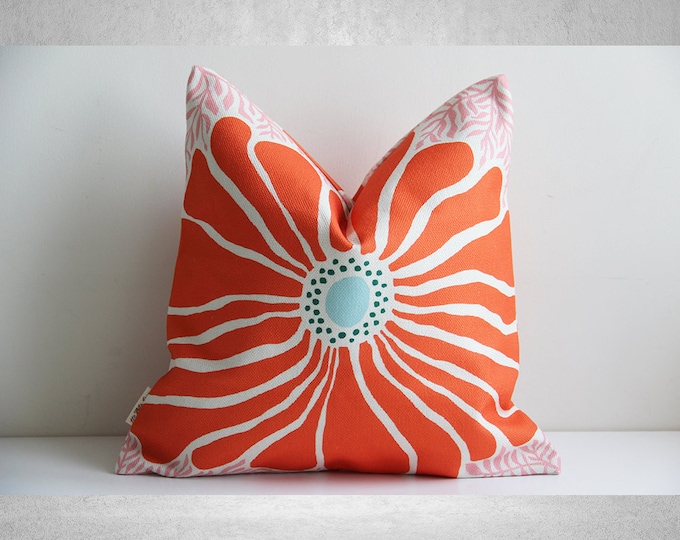 Riva Paoletti Palermo 45X45 FEATH Cush B/Orang, Arancia Bruciata, 45x45cm