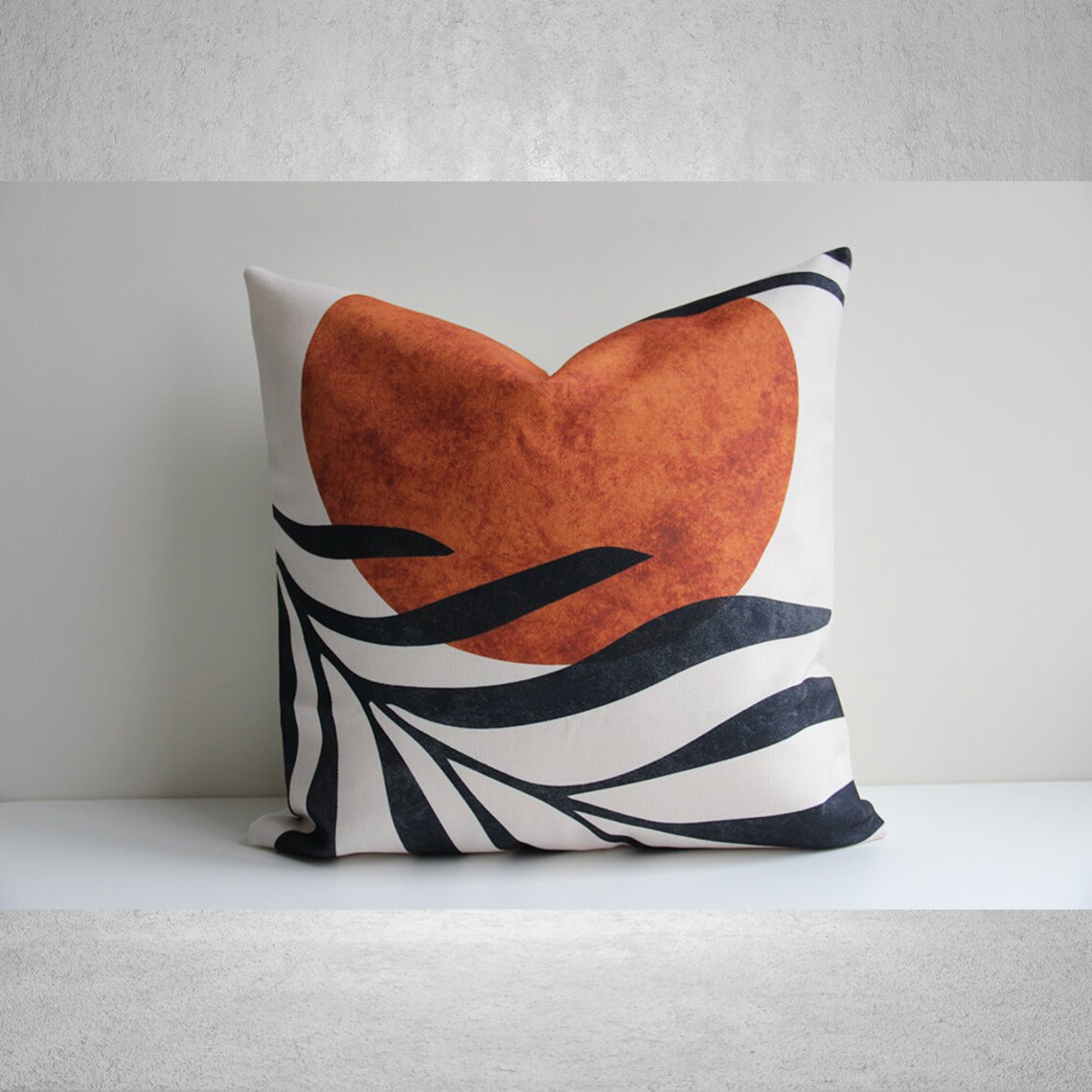 Mid Century Modern Art Throw Pillow Cover Abstract Cushion Etsy