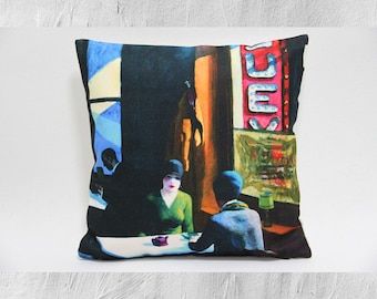 Chop Suey - Edward Hopper, Decorative Pillow Cover Personalized Cushion Cover Decor Pillow Case 18x18in/ 45x45cm