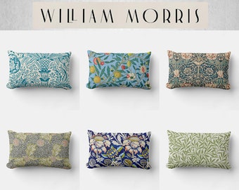 20"x12" inches/ 50x30cm William Morris Floral Throw Pillow Cover - Morris Art Cushion Cover, Ancient Decorative Lumbar Pillow Case gifts