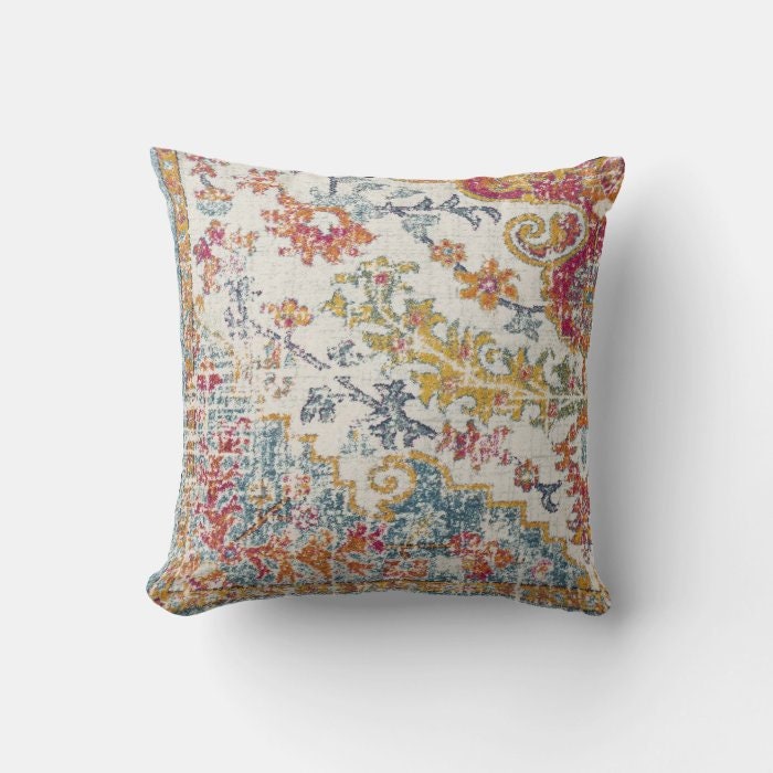  Funky Town Fort Worth Texas Script Design Studio Funky Town  Fort Worth TX Script Design Throw Pillow, 16x16, Multicolor : Home & Kitchen