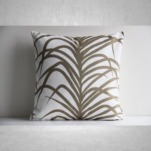 Palm Tree Leaf Throw pillow cover, Tropical Decor Pillow Cover Multi Colorways, 18x18 20x20 16x16 45x45cm Decor cushion cover, custom size