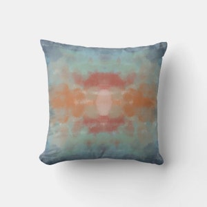 Modern Fog Abstract Throw Pillow Cover - Abstract Decor Cushion Cover, Modern Art Decor 18x18 20x20 45x45cm Cotton Linen Pillow Case