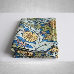 Ancient Pattern Dandelion Flowers Table Placemats Sets 12”x18”/ 14”x20” - Cloth Placemats 30x45 cm/ 35x50cm Table Dinning Mats, Table Linens