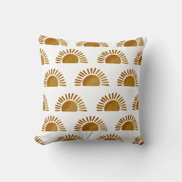 Sun Pillow Etsy