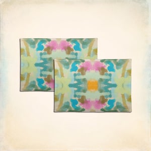 Modern Abstract Table Placemats Sets 12”x18”/ 14”x20” - Cloth Placemats 30x45 cm/ 35x50cm Table Dinning Mats, Table Linens
