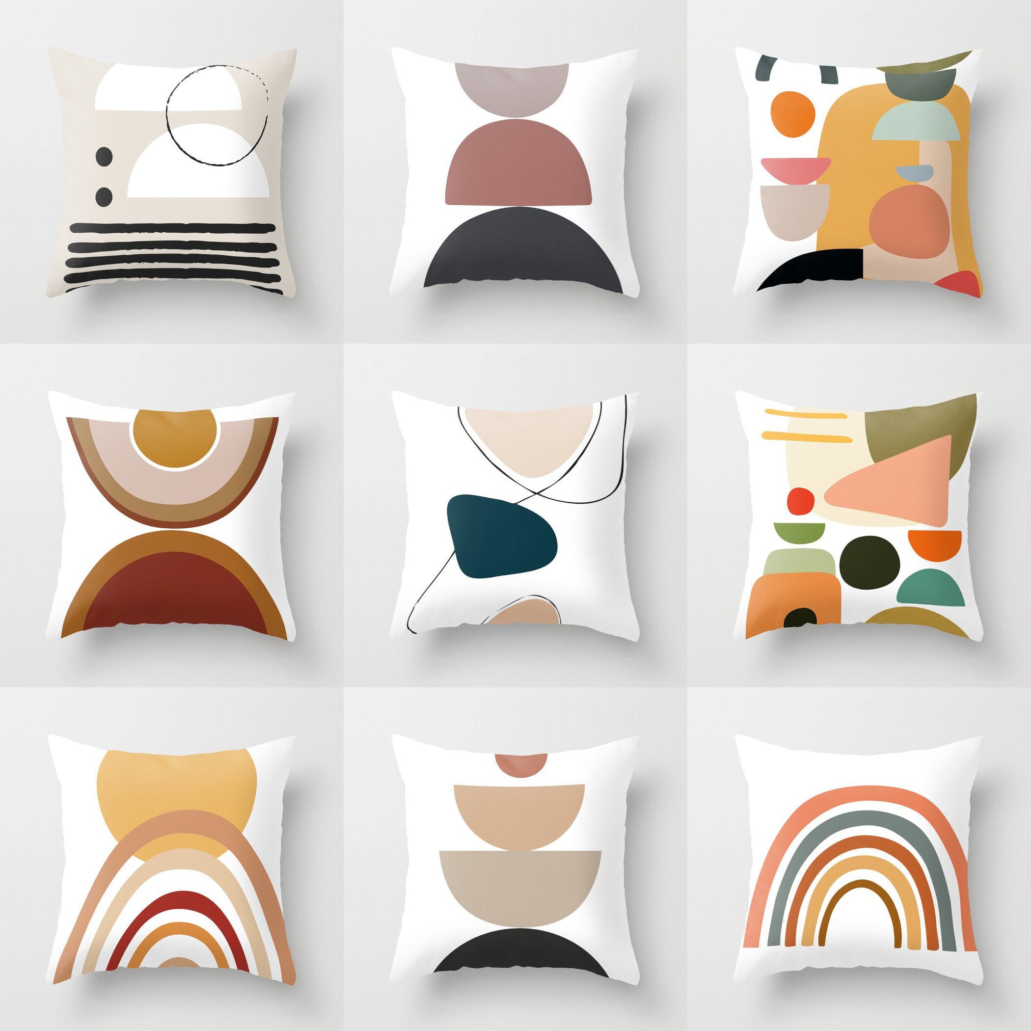 geometric pillow cases