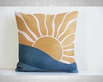 sun throw pillow