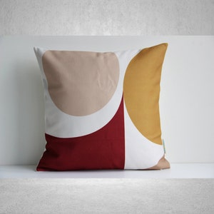 Color Blocks Scandinavian Geometric Decorative pillow cover, Geo Decor pillow case, 18x18 / 45x45cm Decor cushion cover 20x20 16x16