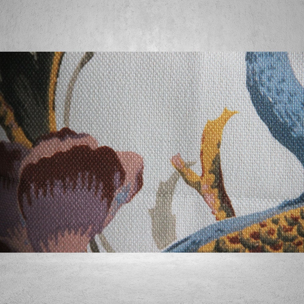 lachineuse Copricuscini, Orangé et Bleu Gris Dominante, 24x16x3cm